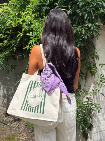 Farmer's Market Tote Bag & Bandana Bundle