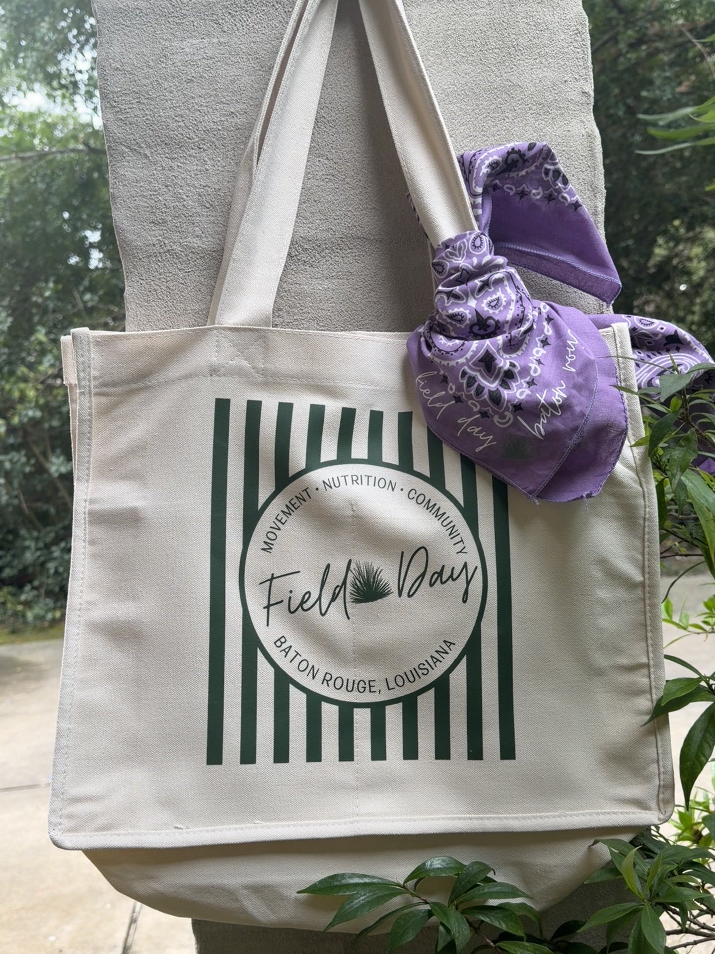 Farmer's Market Tote Bag & Bandana Bundle